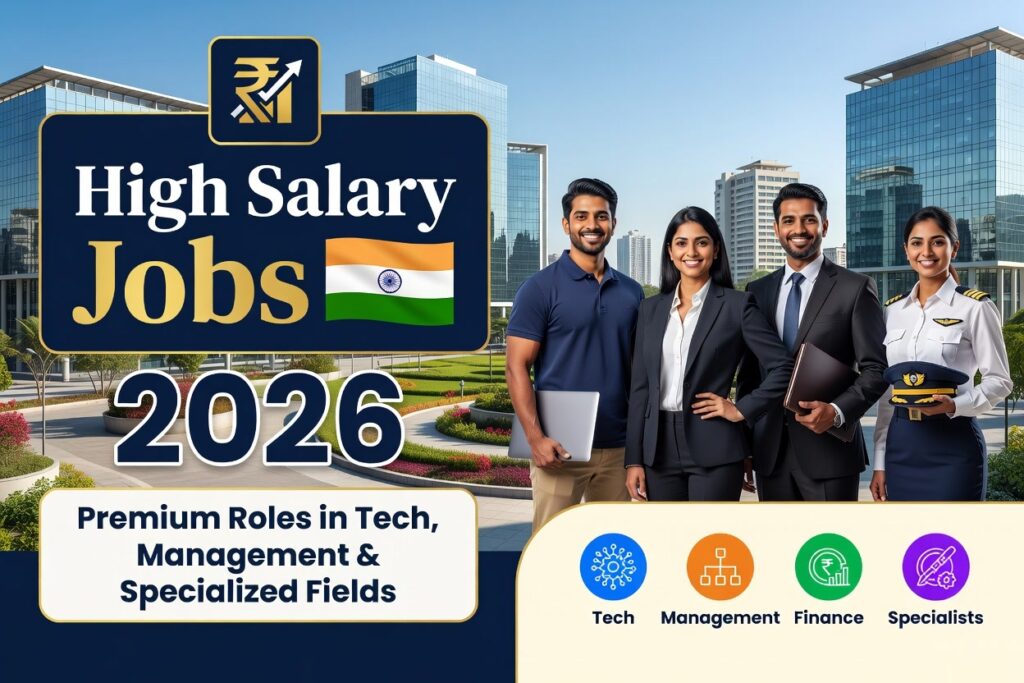 High Salary Jobs 2026 – Premium Roles in Tech, Management & Specialized Fields High Salary Jobs 2026 – Premium Roles in Tech, Management & Specialized Fields